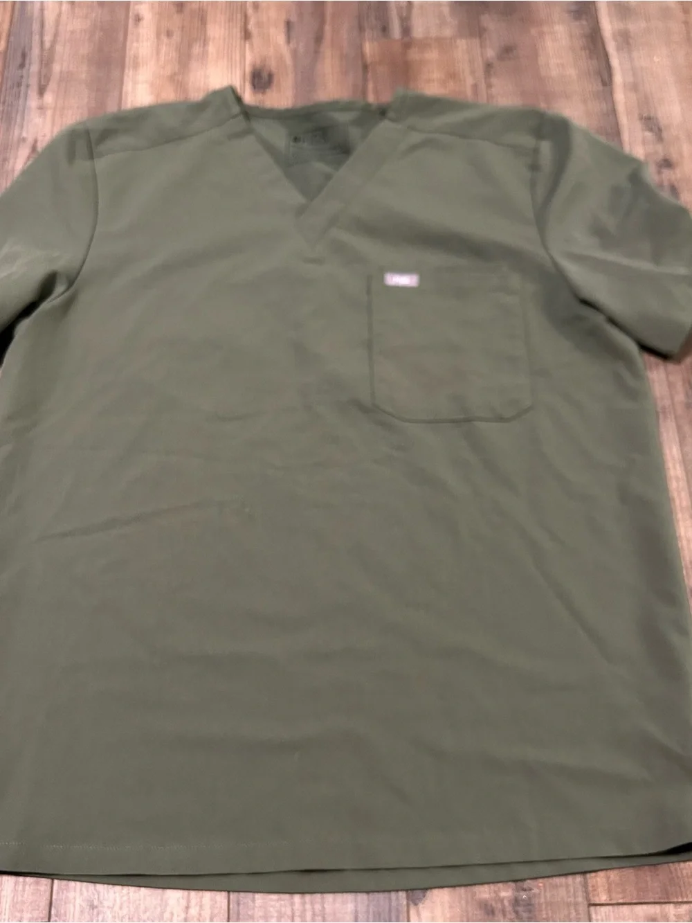 FIGS Scrub Set Mens L Top XXL Short Bottom Tansen Jogger Medical Uniform Green